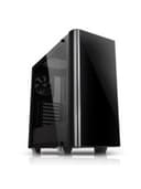 Корпус Thermaltake View 21 TG, CA-1I3-00M1WN-00, ATX/Micro ATX/Mini-ITX, USB 2*3.0, Куллер1*120 мм (з/п), Высота CPU куллера до 160 мм, VGA до 410 мм, 2*3.5"/2*2.5", 471*224*492, Без Б/П, Чёрный