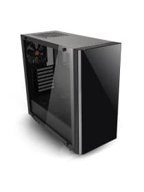 Корпус Thermaltake View 21 TG, CA-1I3-00M1WN-00, ATX/Micro ATX/Mini-ITX, USB 2*3.0, Куллер1*120 мм (з/п), Высота CPU куллера до 160 мм, VGA до 410 мм, 2*3.5"/2*2.5", 471*224*492, Без Б/П, Чёрный