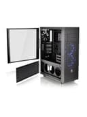 Корпус Thermaltake Core X71 TG, CA-1F8-00M1WN-02, ATX/Micro-ATX/Mini-ITX, USB 3.0x2+2.0x2, HDAudiox1, Куллер 3*140мм LEDBlue, Высота CPU куллера до 180мм, VGA до 420мм, 511*250*677мм, Без Б/П, Чёрный
