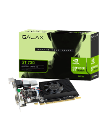 Видеокарта GALAX GeForce GT 730, 4GB GDDR3, 128-bit, 901MHz/10640MHz, DVI-D/HDMI