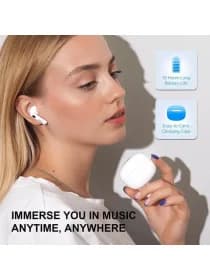 Беспроводные наушники Edifier W220T вкладыши, 20-40000 Гц, 28 Ом, SBC?aptX™?aptX™ Adaptive, Bluetooth 5.3, IP54, 35/350мАч, USB Type-C, 42г, white