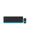 Комплект беспроводная клавиатура и мышь A4Tech Fstyler FG1010 (FG10+FGK10), мембранная, 104btns, 2000dpi, 4btns, USB, синий