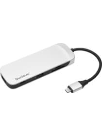 Концентратор Kingston C-HUBC1-SR-EN, Nucleum USB типа C Выход HDMI, USB-A, устройство чтения карт SD и MicroSD