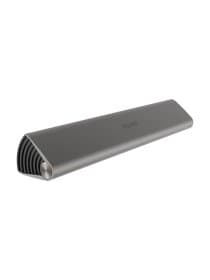 Беспроводная колонка Edifier MF200, 4W+4W (RMS), 2x36mm drivers, ?85dB(A), Bluetooth 5.0, USB-C Sound card, 3.5mm AUX, 10 часов звучания, 100Hz - 20kHz, 293mmx45mmx53mm, 0.5kg, серый