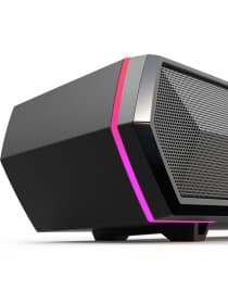 Беспроводная колонка Edifier MG300, 2.5W + 2.5W, 52mm drivers, ? 85dB (A), Bluetooth v5.3, USB-A 5V, USB-A Soundcard, RGB, 80Hz-20000Hz, 485mmx70mmx80mm, 0.9kg, черный