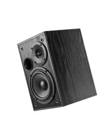 Акустическая система Edifier R1100, 85dB, RCA - 3.5mm Auxiliary, RCA, RMS 21W X 2 ( DRC ON ), цифровой тракт на усилителях класса D, МДФ, Черный