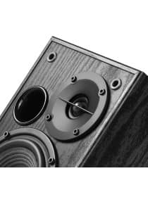 Акустическая система Edifier R1100, 85dB, RCA - 3.5mm Auxiliary, RCA, RMS 21W X 2 ( DRC ON ), цифровой тракт на усилителях класса D, МДФ, Черный