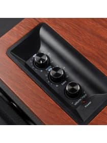 Акустическая система Edifier R1700BT 2.0, ?85dB(A), BT, RCA, 15W?2 (tweeter) +18W?2 (mid-bass driver), Коричневый
