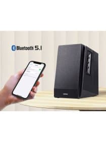 Акустическая система Edifier R1700BT 2.0, ?85dB(A), BT, RCA, 15W?2 (tweeter) +18W?2 (mid-bass driver), Черный