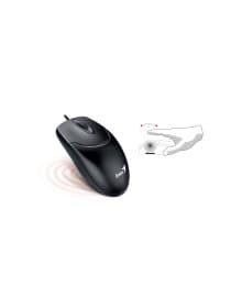 Комплект клавиатура и мышь Genius Smart KM-200, 1000 DPI, 12 мультимедийных FN клавиш, 1,5 м, USB, тонкий, чёрный, устойчивый к проливанию жидкости, полноразмерный