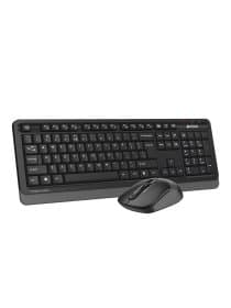 Комплект беспроводная клавиатура и мышь A4TECH FSTYLER FG1010S-Gray, мембранная, 104btns, 2000dpi, 4btns, USB, Серый
