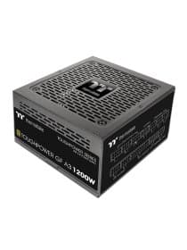 Блок питания 1200W Thermaltake, Toughpower GF, ATX, 80 PLUS®Gold, APFC,20+4 pin, 2*4+4pin,12*Sata,4*Molex,1*FDD, 2*PCI-E 6+2 pin, 1*FDD, Вентилятор 14 см, Кабель питания, Чёрный [PS-TPD-1200FNFAGE-H]
