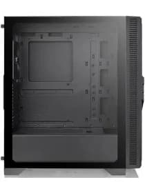 Корпус Thermaltake Versa T35 TG CA-1R7-00M1WN-00 ATX/Micro ATX/Mini ITX USB1x3.0+2x2.0, HD-Audio, Куллер 1х120мм RGB, Высота CPU куллера до 150мм, VGA до 300мм, 416x210x480m, Без Б/П, Черный