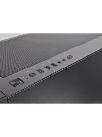 Корпус Thermaltake Versa T35 TG CA-1R7-00M1WN-00 ATX/Micro ATX/Mini ITX USB1x3.0+2x2.0, HD-Audio, Куллер 1х120мм RGB, Высота CPU куллера до 150мм, VGA до 300мм, 416x210x480m, Без Б/П, Черный