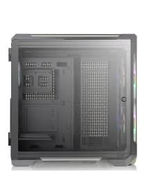 Корпус Thermaltake View 51 TG CA-1Q6-00M1WN-00 Micro ATX/Mini ITX USB2x3.0+2.0x2+1xTypeC, HD-Audio, Куллер 1х120мм+ 2х200мм ARGB, Высота CPU куллера до 175мм, VGA до 300мм, 550x315x525m, Без Б/П, Чер
