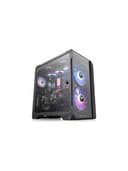 Корпус Thermaltake View 51 TG CA-1Q6-00M1WN-00 Micro ATX/Mini ITX USB2x3.0+2.0x2+1xTypeC, HD-Audio, Куллер 1х120мм+ 2х200мм ARGB, Высота CPU куллера до 175мм, VGA до 300мм, 550x315x525m, Без Б/П, Чер