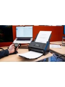 Сканер протяжной документов Epson WorkForce ES-400 II (CIS, A4 Color, 600dpi, 35ppm, 70ipm, DADF-50 page, duplex, 30-bit input/ 24-bit output, USB3.0, Black)