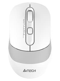Мышь беспроводная A4tech Fstyler FB10CS Grayish White, BT+2,4G USB, 1200-1600-2000 DPI, заряд USB-C, Grayish White