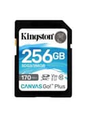 Карта памяти Secure Digital Card Kingston 256GB Canvas Go! Plus Class 10, UHS-I, U3, V30 [SDG3/256GB]