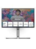 Монитор LCD 27" AOC U27U3CV, nano IPS, Black, 3840x2160, 50M:1, 350cd/m2, 178/178, 4ms, 60Hz, 2xHDMI, DP, 5xUSB3.2 (1xUSB-C), LAN, Headphone out, Speakers 2x3W