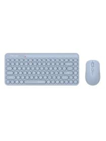 Комплект беспроводная клавиатура и мышь A4tech Fstyler FG3200 Air 2 Blue мембранная, 86 клв, ANSI, оптическая, светодиодная, 1200 dpi, 15м, адаптер Type-C, USB ресивер