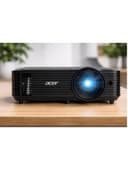 Проектор Acer X1128H DLP, SVGA 800 x 600 (1920 x 1200 max), 4.800 Lumens, 20.000 - 1, BluelightShield™, VGA, RCA, stereo mini jack, Black