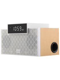 Беспроводная колонка Edifier MP260, wooden enclosure, 4W+4W+12W Subwoofer, L/R: 1.75 incH, SW: 2.75 incH, ? 80dB(A), Bluetooth v5.0, часы, будильник, AUX, USB, 2500mAH, 7 часов звучания, 53Hz-18000Hz, 192.5mm?113mm?115mm, 1.5kg, белый