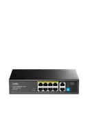 Сетевой коммутатор CUDY FS1010PG 8x10/100Mbps PoE,2x1000Mbpc,PoE budget, VLAN/Default/Extend DIP SwitcH, 802.3i/u/ab/x/af/at, 30W