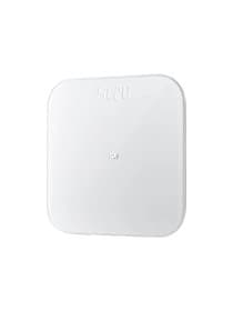 Умные весы Xiaomi Mi Smart Scale 2: высокоточный датчик из марганцевой стали (шаг 50 г), LED-дисплей, закаленное стекло, Bluetooth 5.0, расчет BMI и тест на баланс, до 16 пользователей, белый [NUN4056GL]