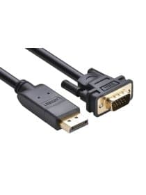 Интерфейсный кабель 10247 UGREEN DP Male to VGA Male Cable 1.5m (Black)