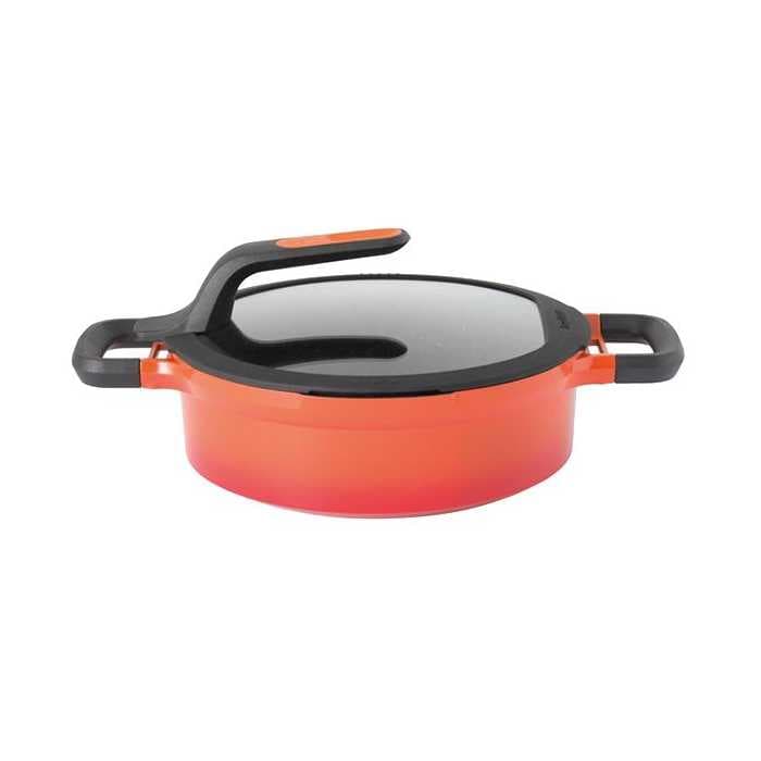 Сотейник BergHOFF Gem оранжевый с крышкой 24 см 3.3 л 2307404