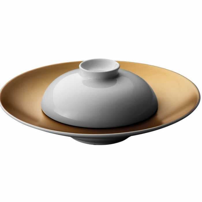Тарелка для пасты BergHOFF Gem белая 1698003