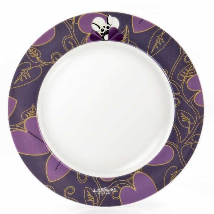 Тарелка BergHOFF Lover by Lover фиолет 4 пр 21.5 см 3800009