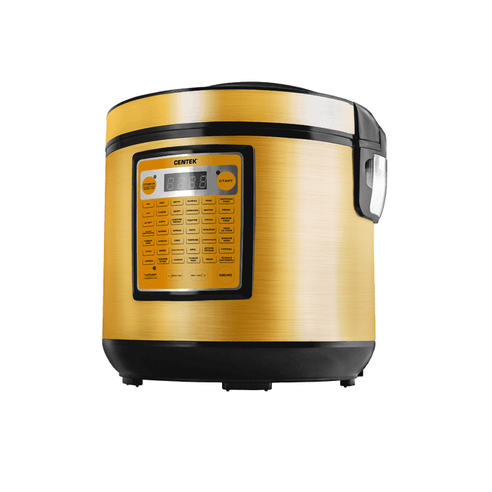 Мультиварка Centek CT-1495 Black Ceramic (золото)