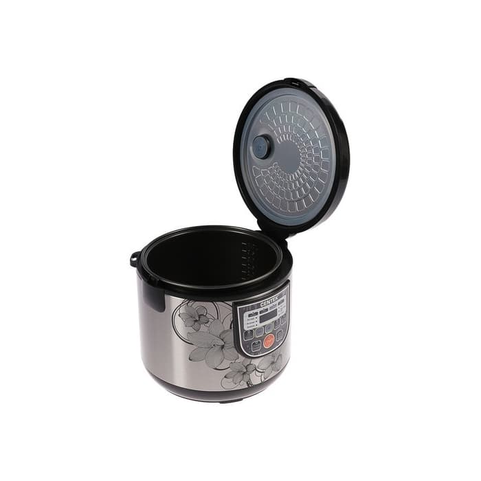 Мультиварка Centek CT-1498 (чёрный/сталь)