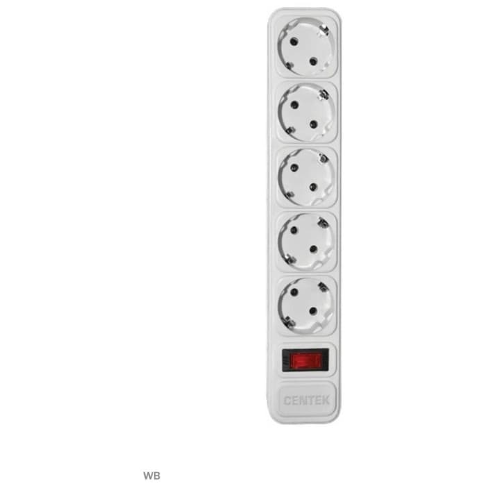 Сетевой фильтр Centek СТ-8900-5-3,0 White (белый) 5 розеток, 3 м,