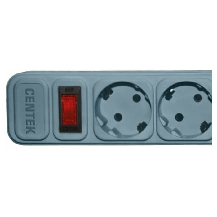 Сетевой фильтр Centek СТ-8900-5-4,5 Gray (серый) 5 розеток, 4,5 м,