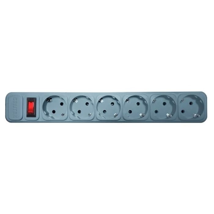Сетевой фильтр Centek СТ-8901-6-3,0 Gray (серый) 6 розеток, 3 м,