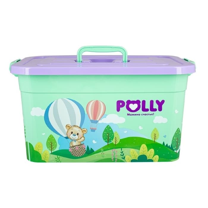 Контейнер ПОЛИМЕРБЫТ "POLLY" д/хранения 15 л"4381120"