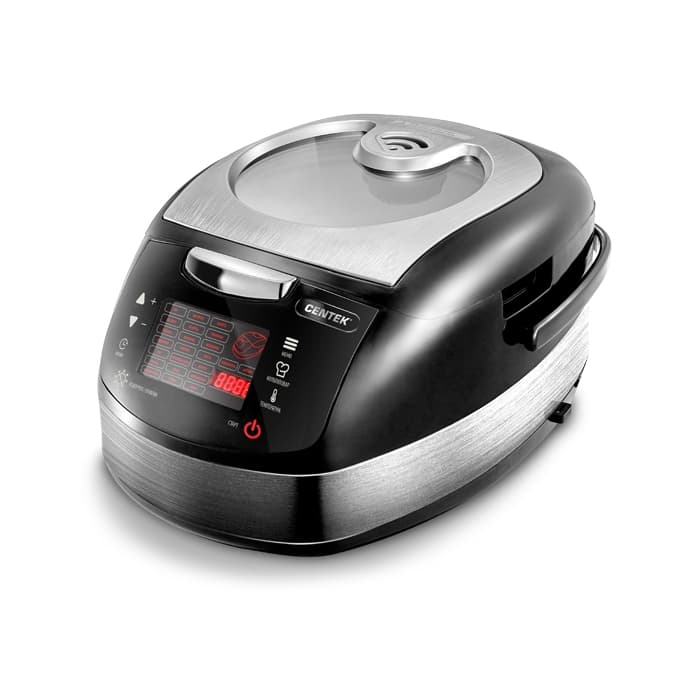 Мультиварка Centek CT-1472 Ceramic (чёрный/сталь)