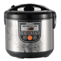 Мультиварка Centek CT-1498 Ceramic (чёрный/сталь)