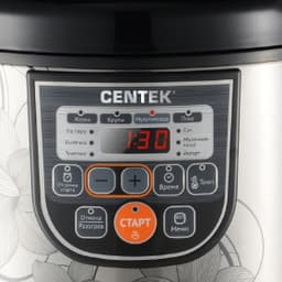 Мультиварка Centek CT-1498 Ceramic (чёрный/сталь)