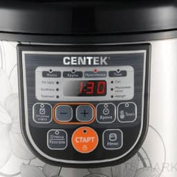 Мультиварка Centek CT-1498 (чёрный/сталь)