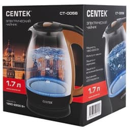 Чайник Centek 1,7л CT-0056 стекло