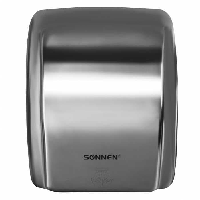 Сушилка для рук SONNEN HD-230S, 2100 Вт, нержавеющая сталь, 604195