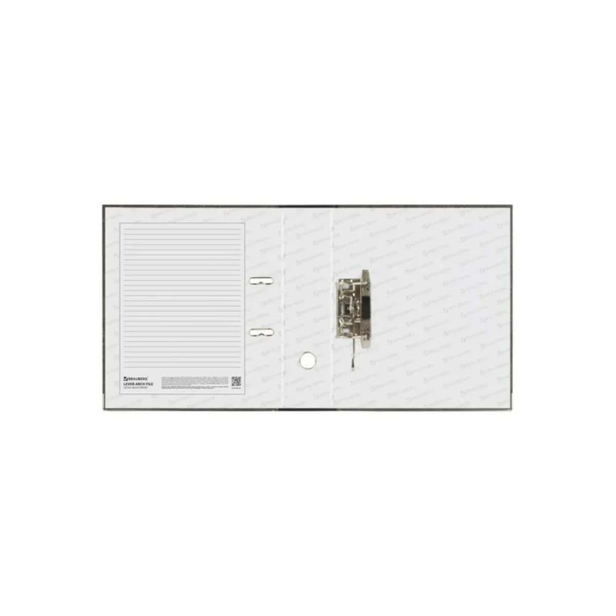 Папка-регистратор BRAUBERG фактура стандарт, с мраморным покрытием, 75 мм, черный корешок, 220987