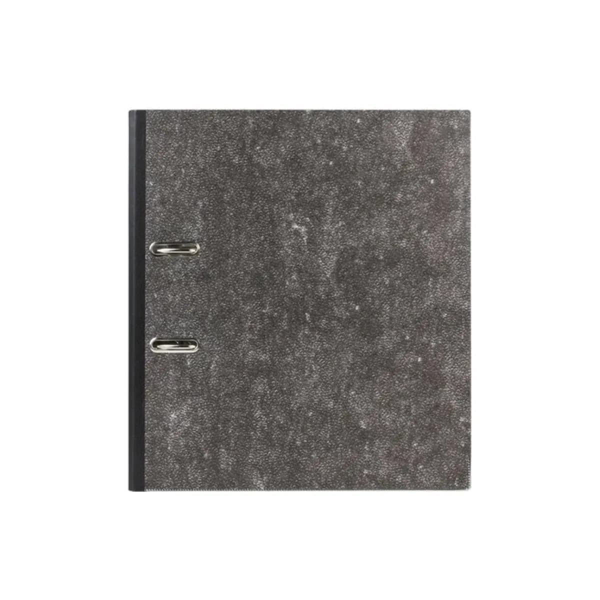 Папка-регистратор BRAUBERG фактура стандарт, с мраморным покрытием, 75 мм, черный корешок, 220987