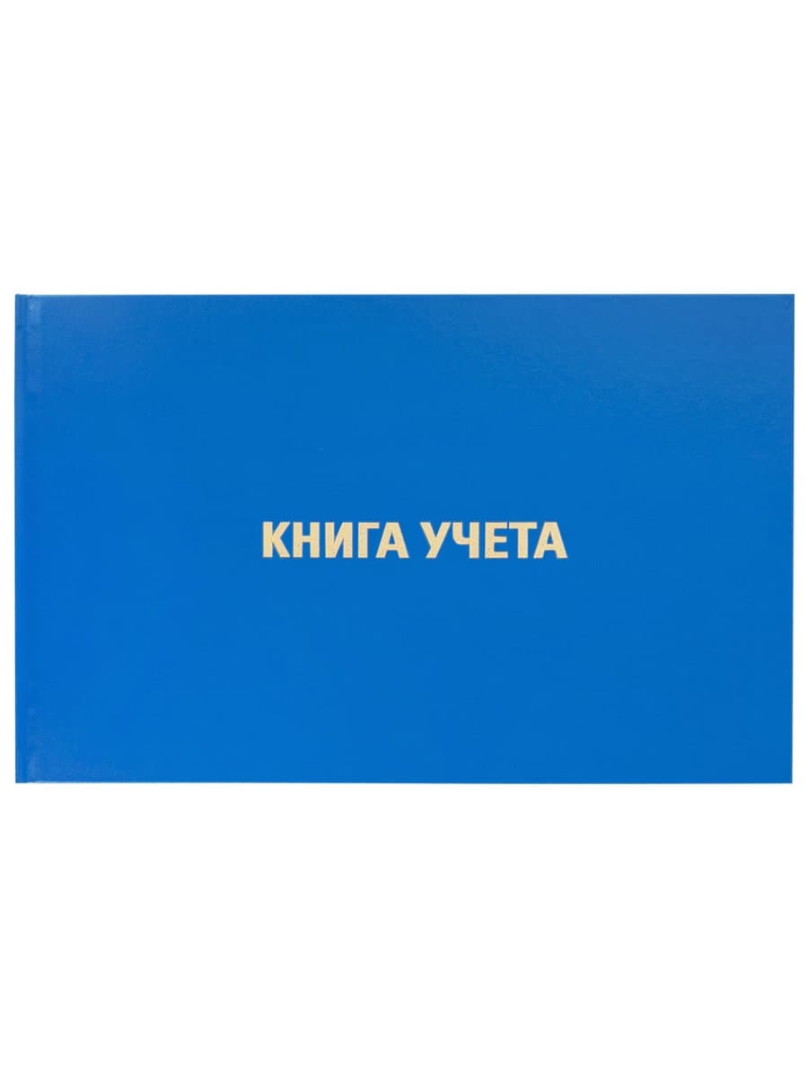 Книга учета 96 л., клетка, твердая, бумвинил, блок офсет, альбомная, А4 203х290 мм, BRAUBERG, 130074