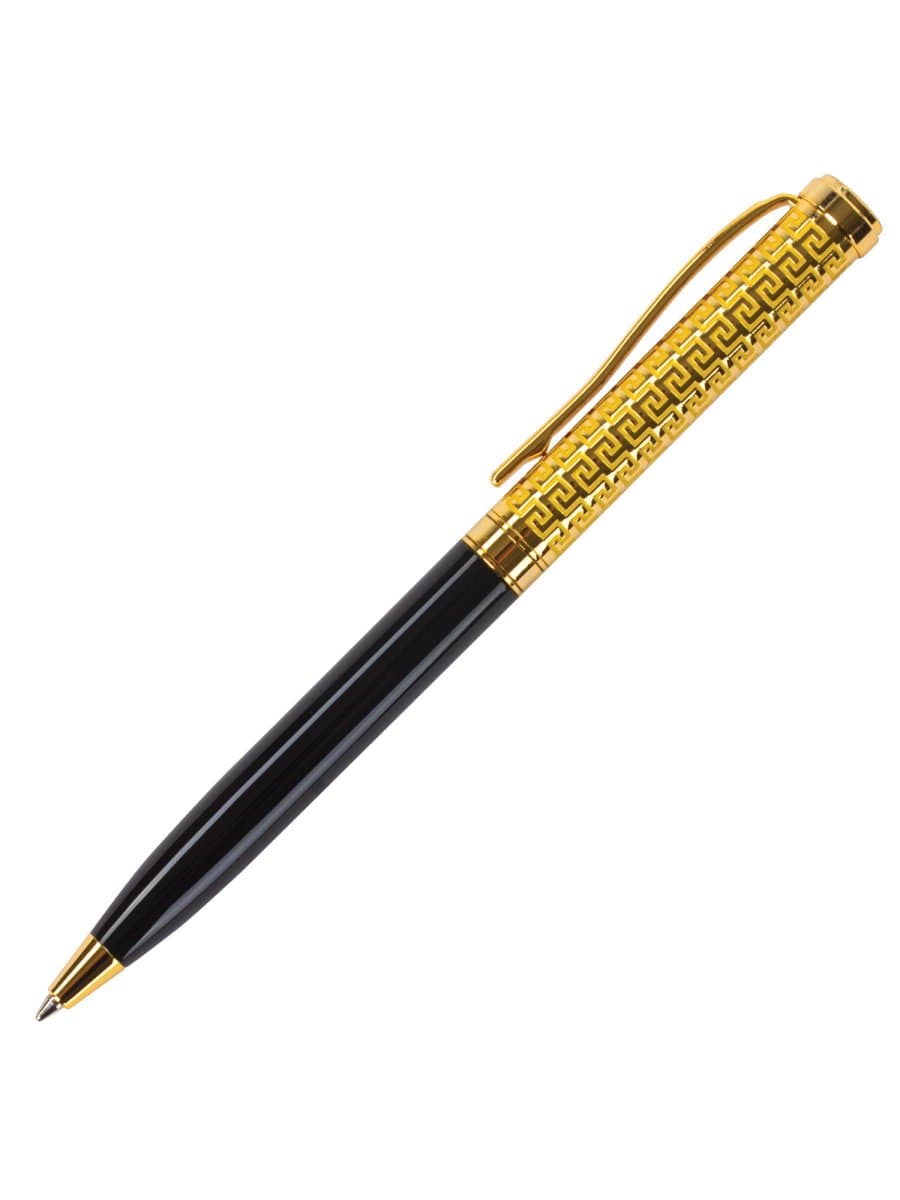 Ручка подарочная шариковая GALANT "Empire Gold", корпус черный с золотистым, золотистые детали, пишущий узел 0,7 мм, синяя, 140960