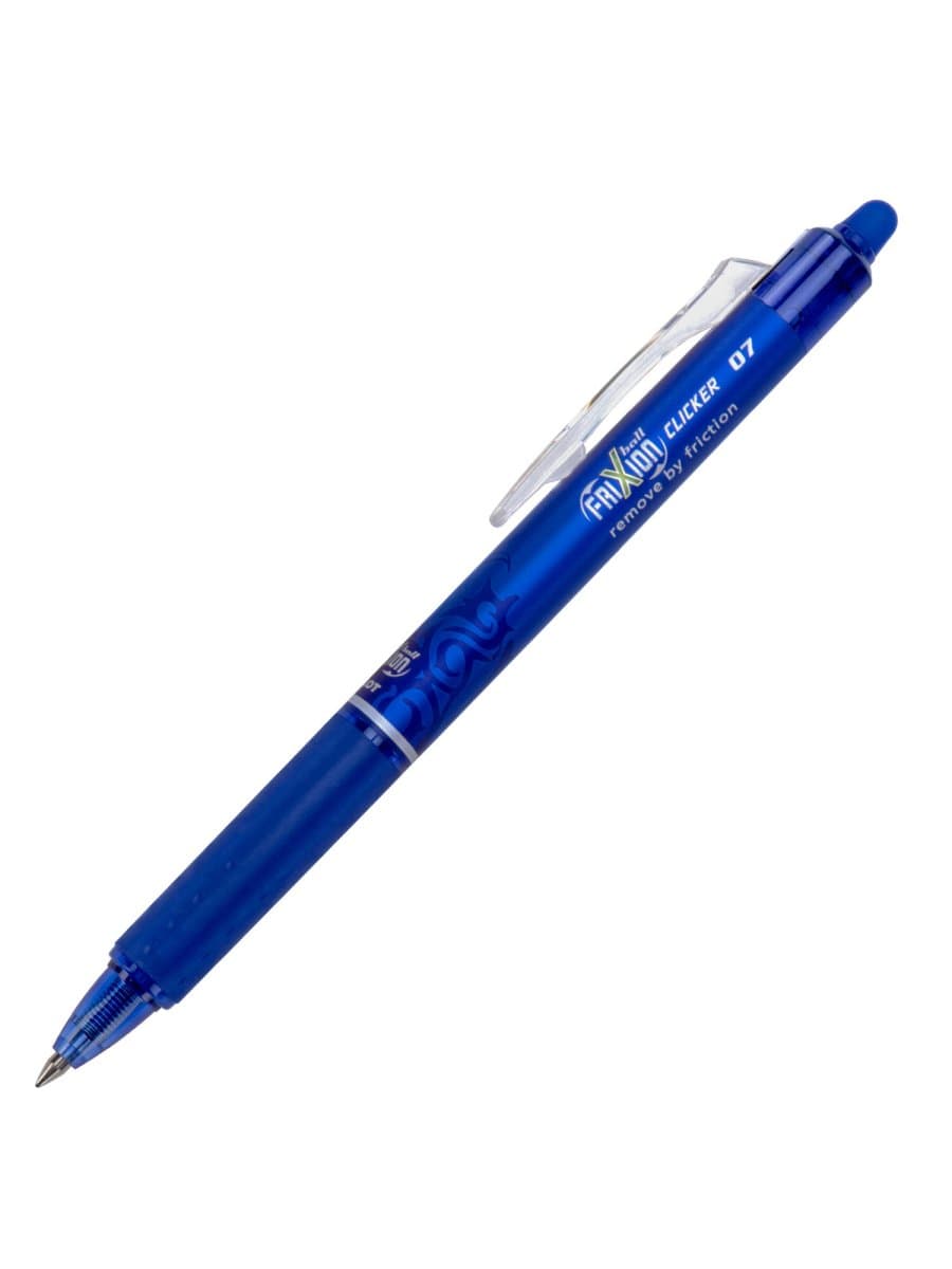 Ручка стираемая гелевая автоматическая PILOT "Frixion Clicker", СИНЯЯ, узел 0,7 мм, линия письма 0,35 мм, BLRT-FR-7, BLRT-FR-7 L